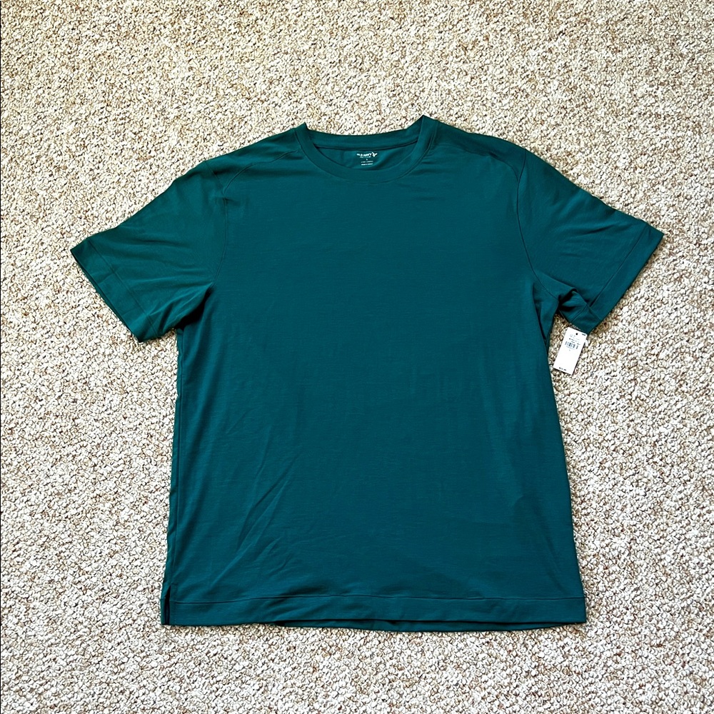 Old Navy Active Deep Teal Men's Short Sleeve Tee - Size Large